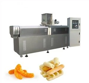 Máquina extrusora de bocadillos crujientes de maíz